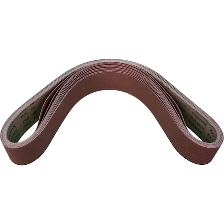 Pferd Coated Belt, Al/Oxd, 2-1/2"x60", 60 Grit, 2-1/2" W, 60" L, Coated, Aluminum Oxide, 60 Grit 49182